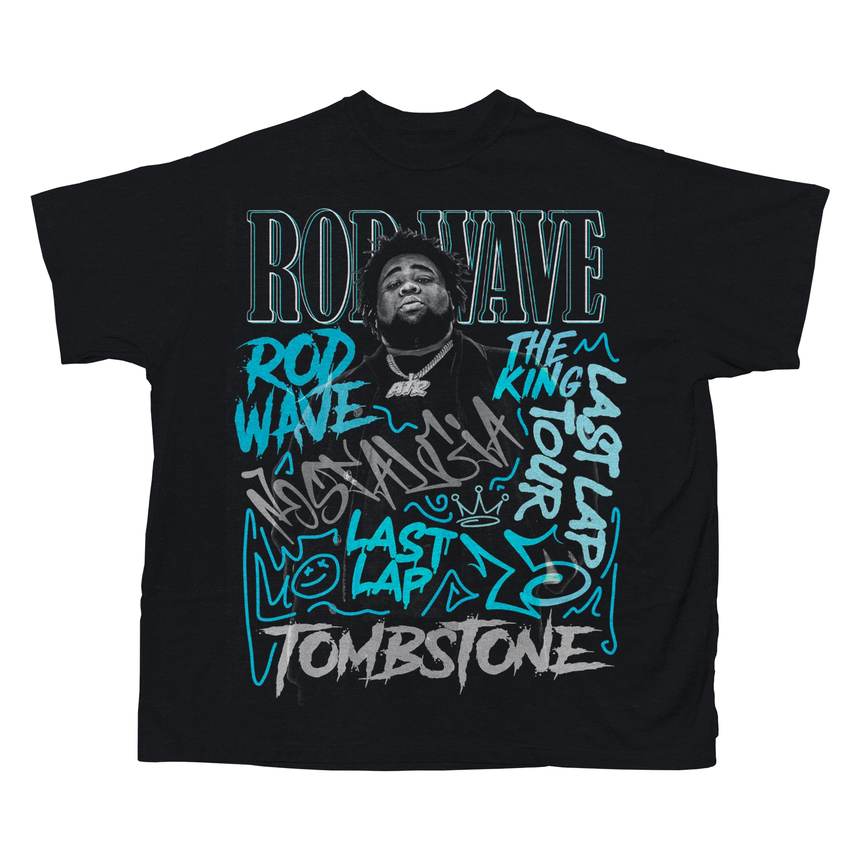 RODWAVE LAST LAP TOUR T-SHIRT (BLACK)