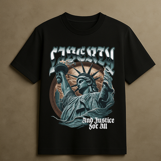 LIBERTY T-SHIRT (BLACK)