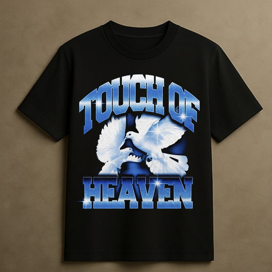 TOUCH OF HEAVEN T-SHIRT (BLACK)