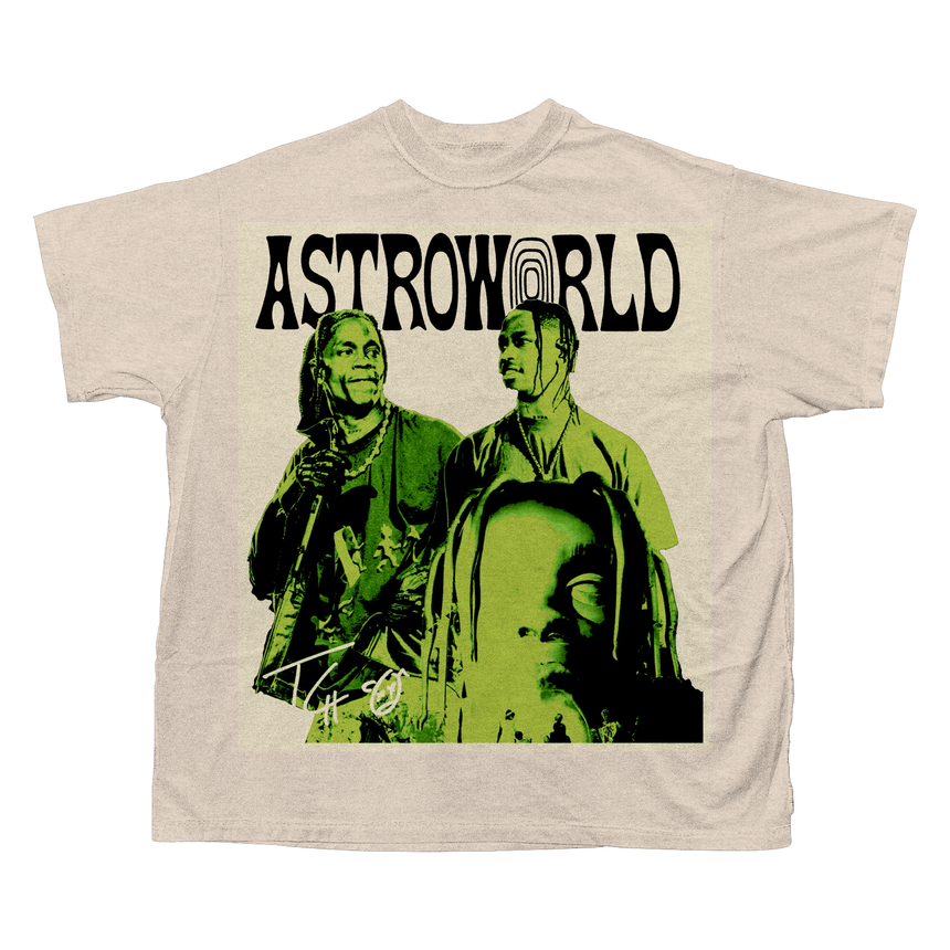 ASTROWORLD TOUR T-SHIRT (CREAM)