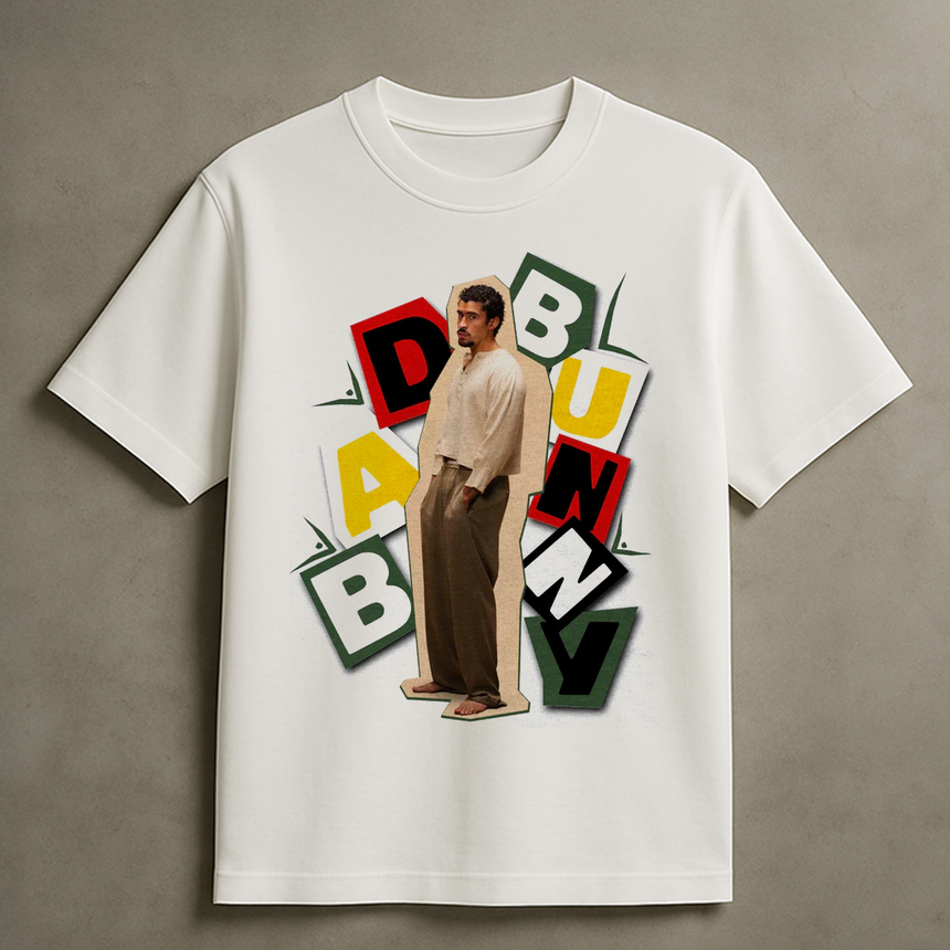 BAD BUNNY TOUR T-SHIRT (WHITE)