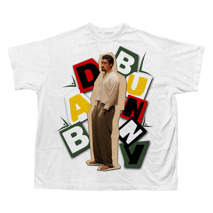 BAD BUNNY TOUR T-SHIRT (WHITE)