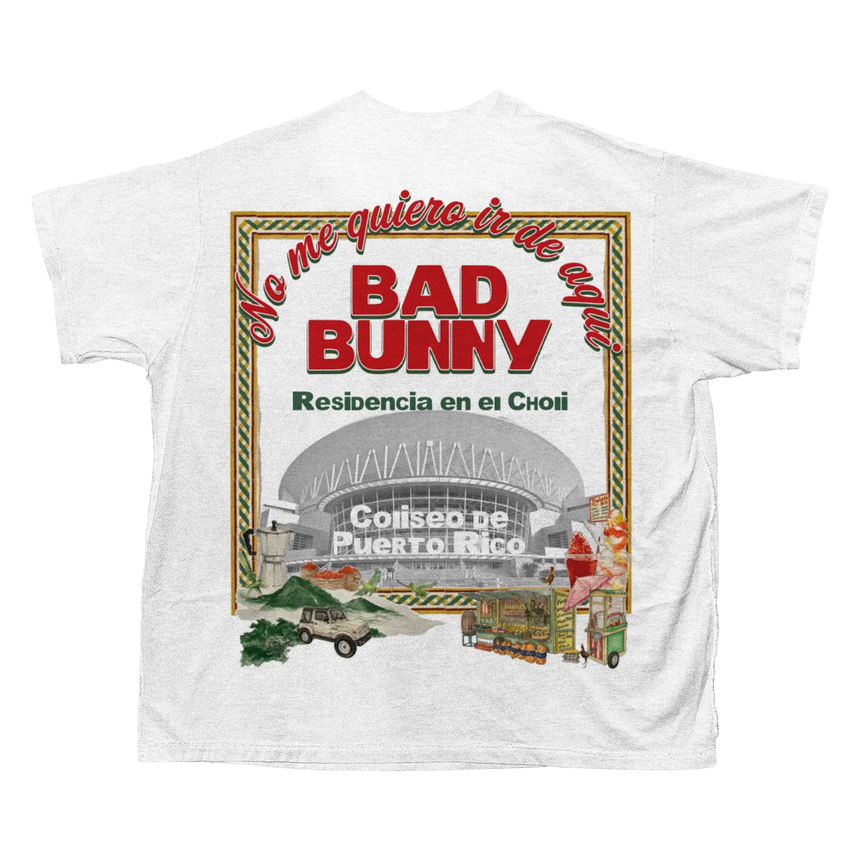 BAD BUNNY TOUR T-SHIRT (WHITE)