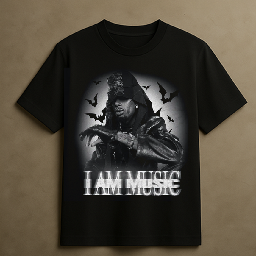 CARTI MUSIC T-SHIRT (BLACK)