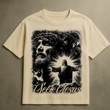 SEEK JESUS T-SHIRT (CREAM)
