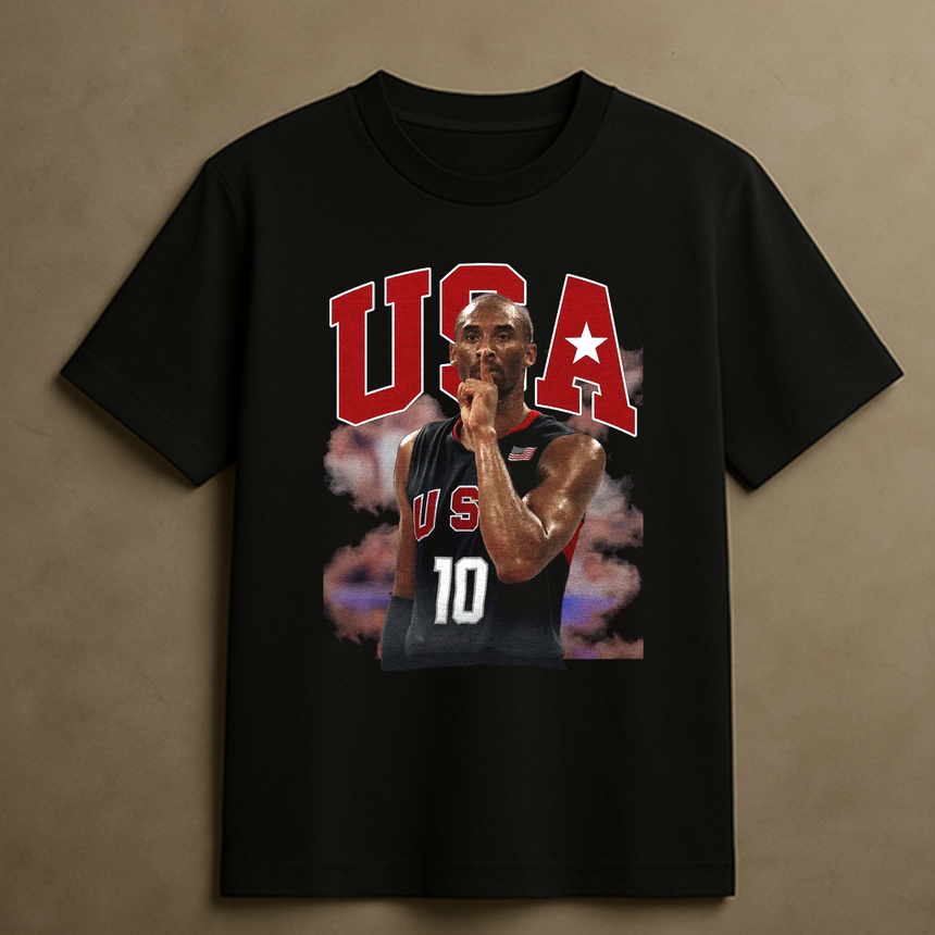 KOBE USA T-SHIRT (BLACK)