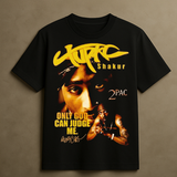 GOD JUDGE TUPAC T-SHIRT (BLACK)