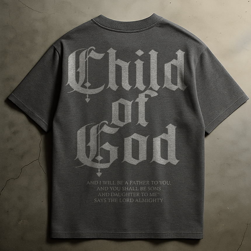 CHILD OF GOD T-SHIRT (GREY)