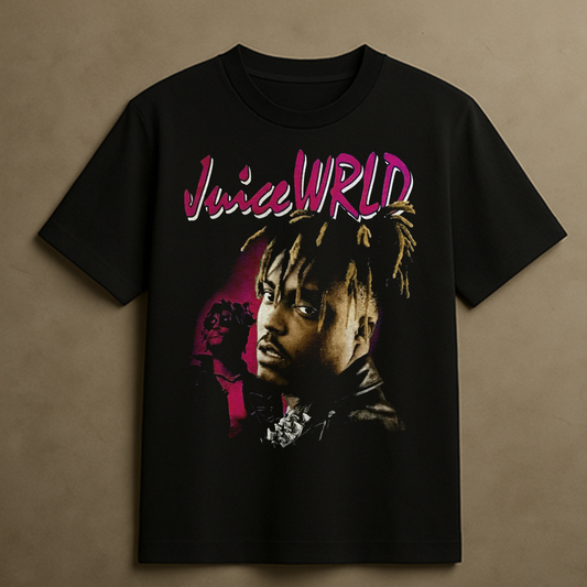 JUICE WORLD PARTY NEVER ENDS T-SHIRT (BLACK)