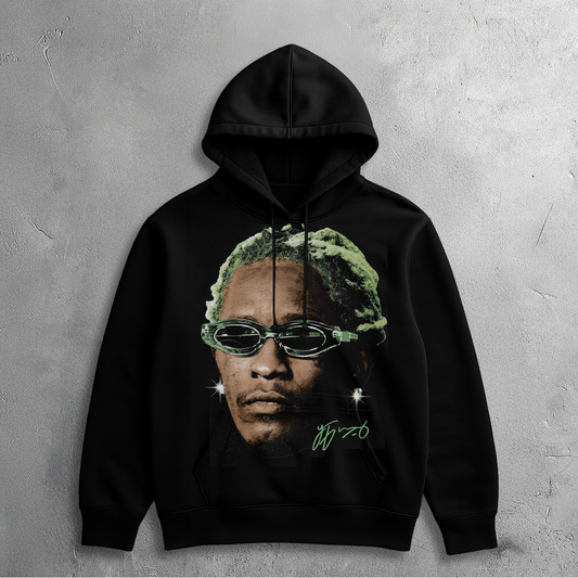 THUG BIG HEAD HOODIE (BLACK)