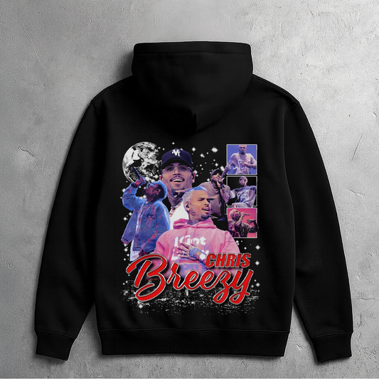 BREEZY SMILE HOODIE (BLACK)