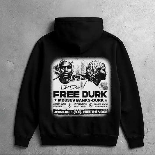 FREE DURK HOODIE (BLACK)