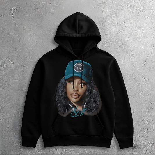 SZA BIG HEAD HOODIE (BLACK)