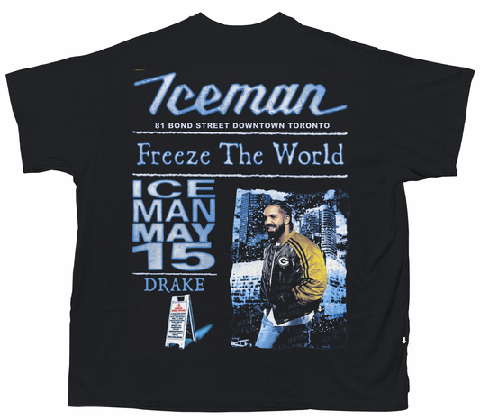 ICEMAN POSE T-SHIRT (BLACK)
