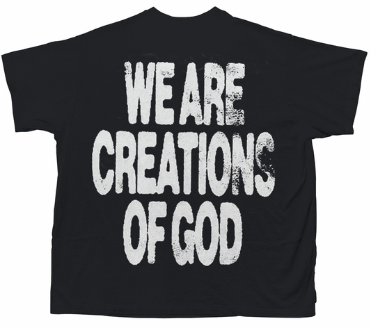 GOD'S CREATION T-SHIRT (BLACK)