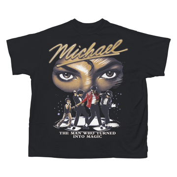 MJ COLLAGET-SHIRT (BLACK)