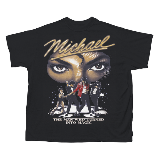 MJ COLLAGET-SHIRT (BLACK)
