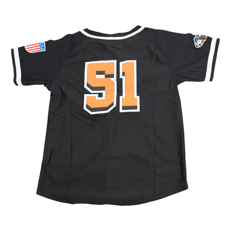 YOUTH MIAMI GIANTS BUTTON DOWN BASEBALL JERSEY