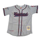 YOUTH CLEVELAND BUCKEYES BUTTON DOWN BASEBALL JERSEY