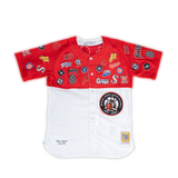 NEGRO LEAGUE BUTTON DOWN COLLAGE FRONT PATCH BASEBALL JERSEY