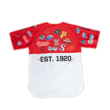 NEGRO LEAGUE BUTTON DOWN COLLAGE FRONT PATCH BASEBALL JERSEY