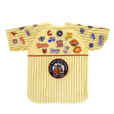 NEGRO LEAGUE COLLAGE BUTTON DOWN JERSEY (CREAM)