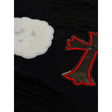 BLACK CLOUD & CROSSES PATCH WATSON DENIM