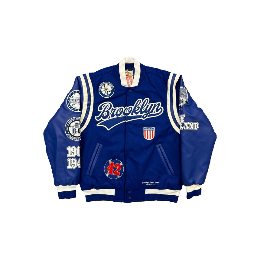 BROOKLYN ROYAL GIANTS VARSITY JACKET (ROYAL)