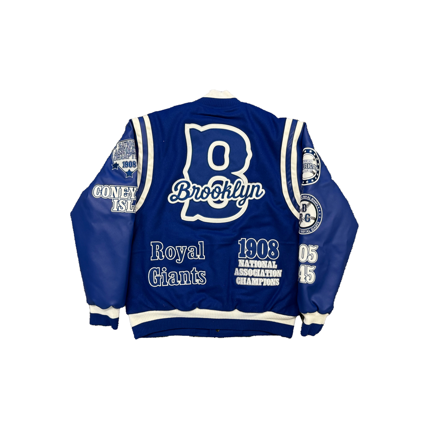 BROOKLYN ROYAL GIANTS VARSITY JACKET (ROYAL)