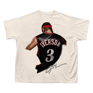 IVERSON LOOK DOWN T-SHIRT (CREAM)