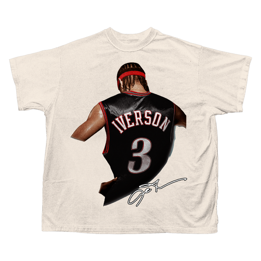 IVERSON LOOK DOWN T-SHIRT (CREAM)