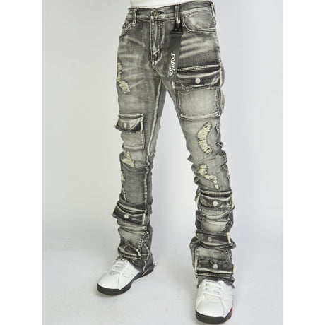 Super Stacked Cargo Denim