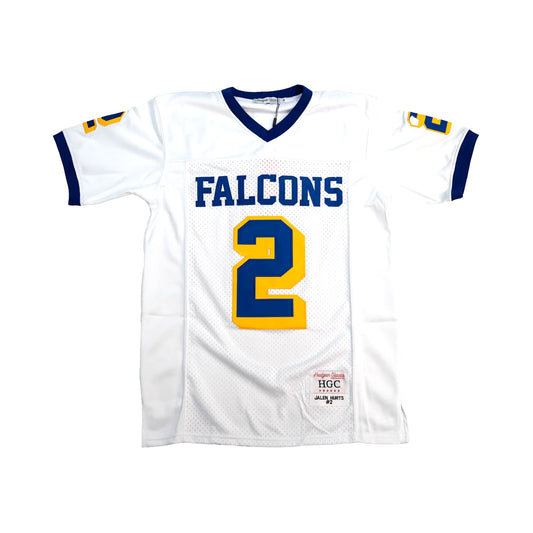 YOUTH JALEN HURTS HIGH SCHOOL FOOTBALL JERSEY (WHITE)