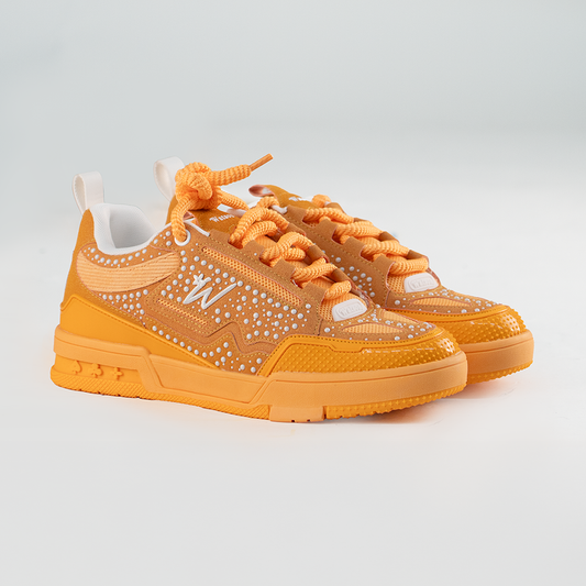WATSON K FLIP PEARLS SNEAKERS (ORANGESICLE)