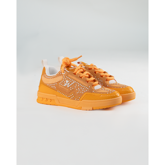 WATSON K FLIP PEARLS SNEAKERS (ORANGESICLE)