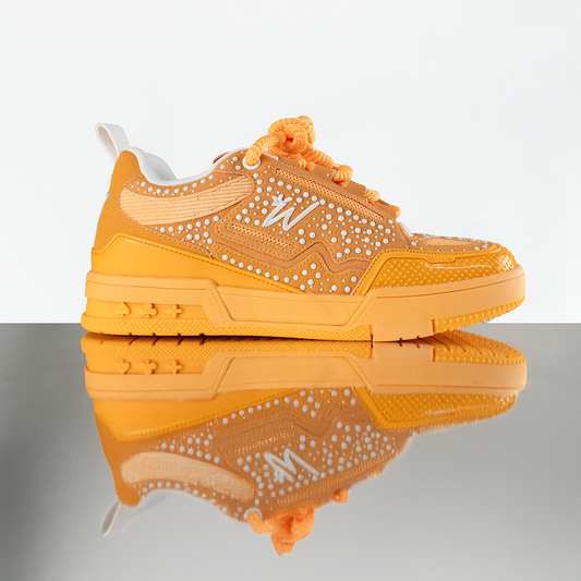 WATSON K FLIP PEARLS SNEAKERS (ORANGESICLE)