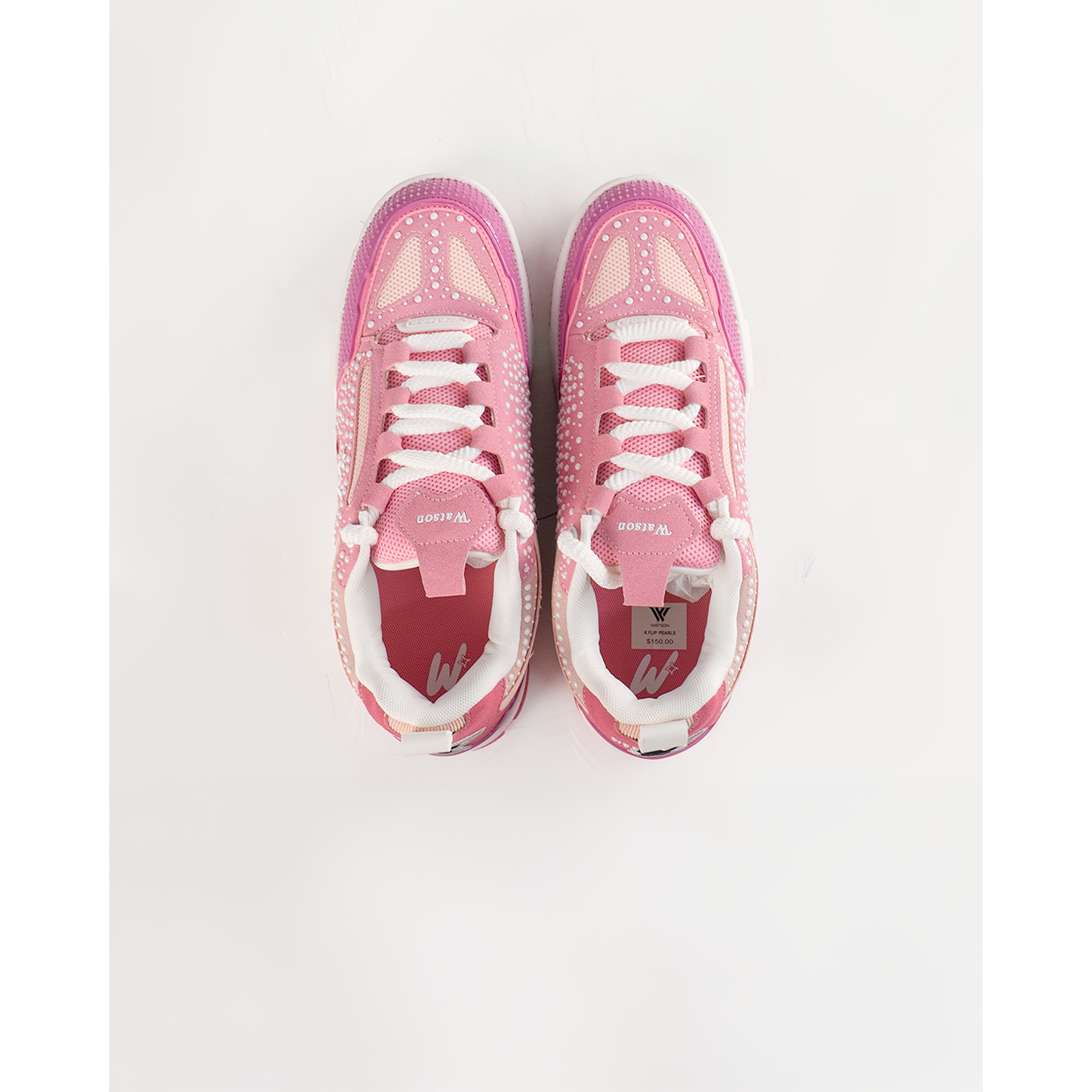 WATSON K FLIP PEARLS SNEAKERS (PINK)