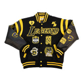 KOBE COLLAGE VARSITY JACKET (BLACK)