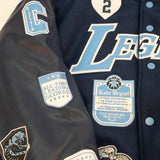 KOBE COLLAGE VARSITY JACKET (NAVY)