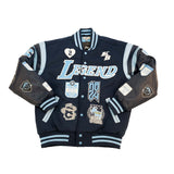 KOBE COLLAGE VARSITY JACKET (NAVY)