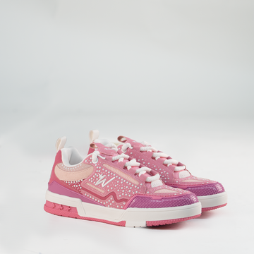 K FLIP PEARLS SNEAKERS (PINK)