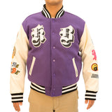 KOBE BRYANT LEGEND OF THE MAMBA VARSITY JACKET (PURPLE)