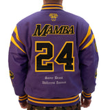 KOBE COLLAGE VARSITY JACKET (PURPLE)