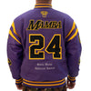 KOBE COLLAGE VARSITY JACKET (PURPLE)
