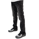 WATSON BLACK DENIM DIAMOND STITCH LF00001