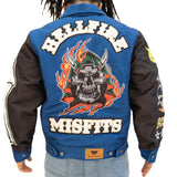 WATSON HELLFIRE MISFITS VARSITY JACKET (BLUE)