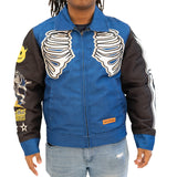 WATSON HELLFIRE MISFITS VARSITY JACKET (BLUE)