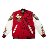 WATSON LAS VEGAS PLAY TO WIN VARSITY JACKET (RED)