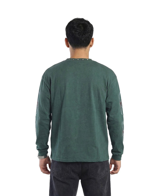 WATSON SHOCK PINE LONGSLEEVE T-SHIRT (GREEN)