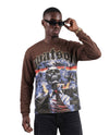 WATSON TAKEOVER LONGSLEEVE T-SHIRT (MOCHA)